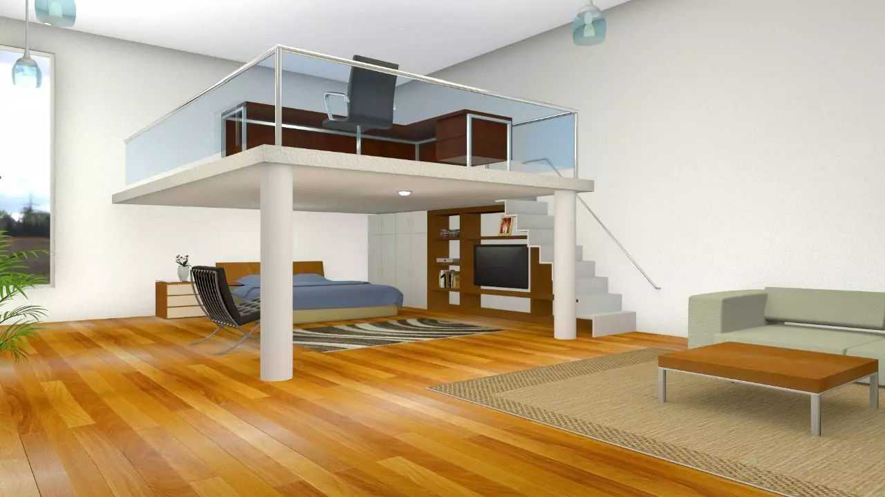 Duplex apartment 3D model
