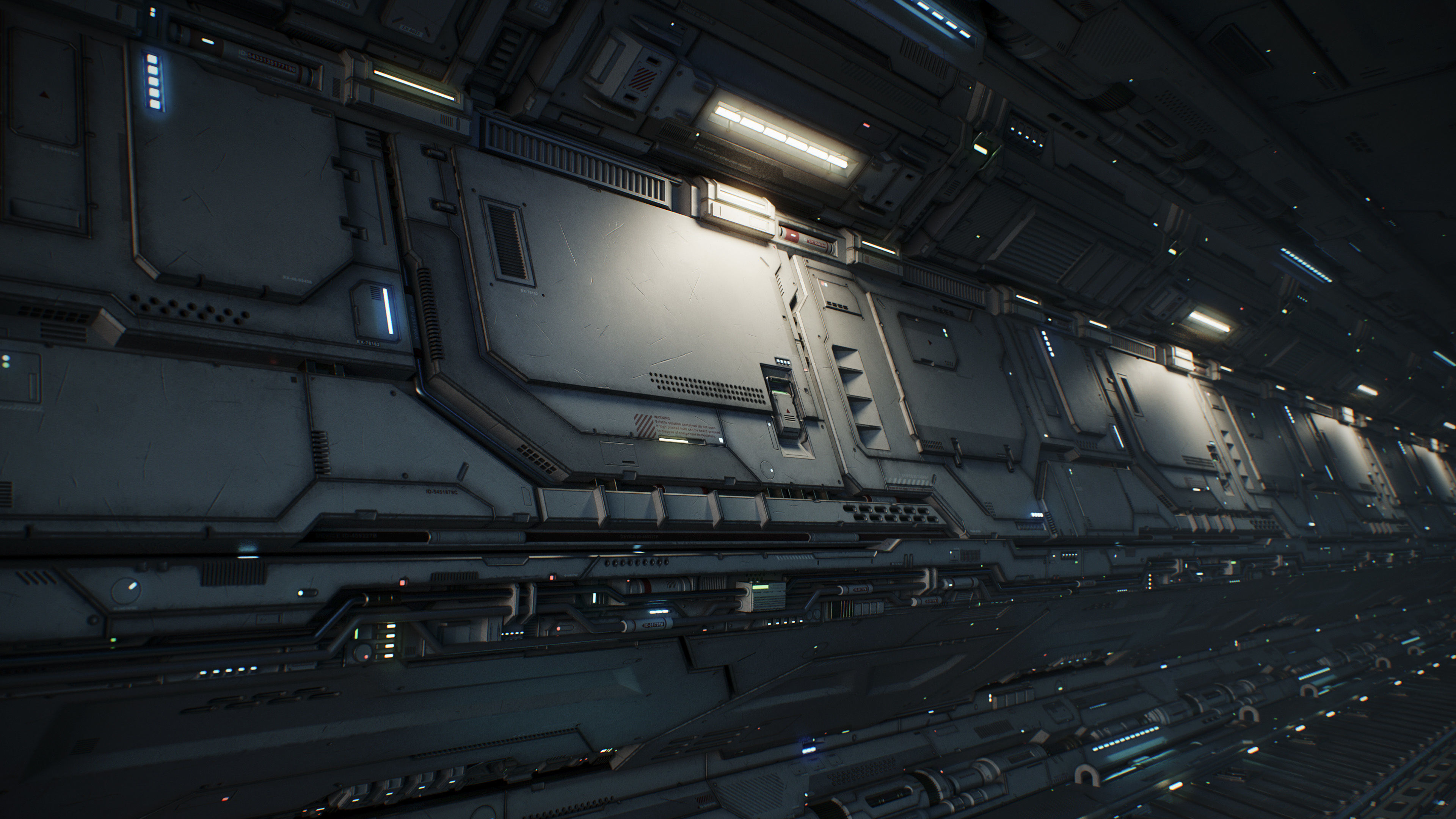Sci-Fi Architecture Panels Kit Vol 02 Walls-PBR Low-poly 3D model_22