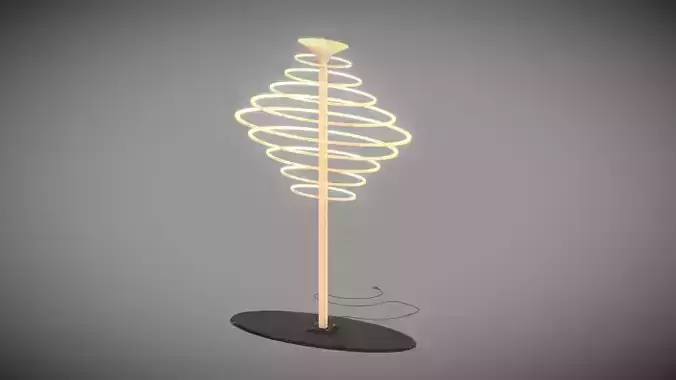 Wooden Ledlamp O-Rings 3D model