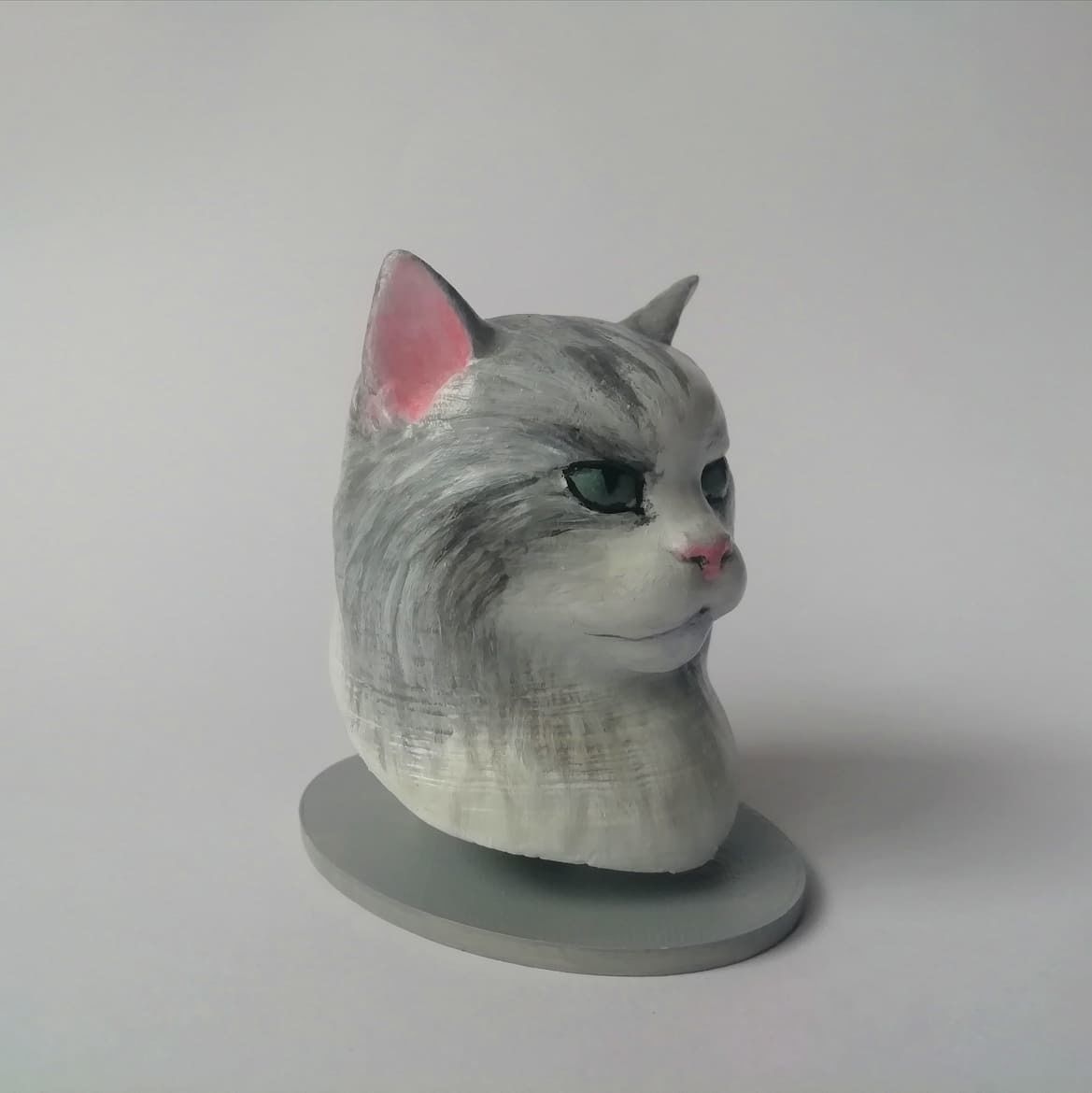 Cat Head 3D print model_1