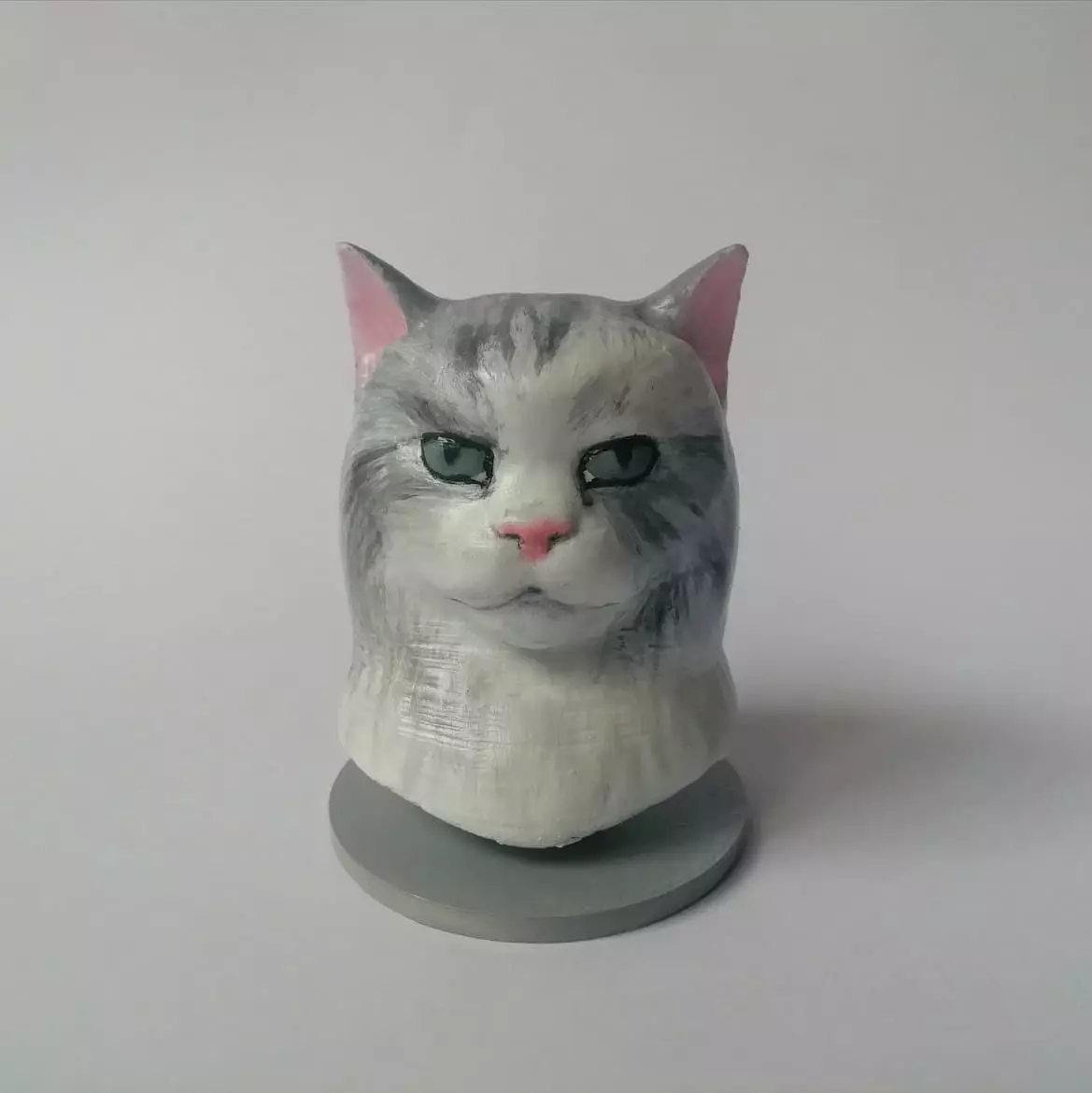 Cat Head 3D print model_0