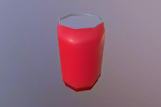 Can Toon Low-poly 3D model