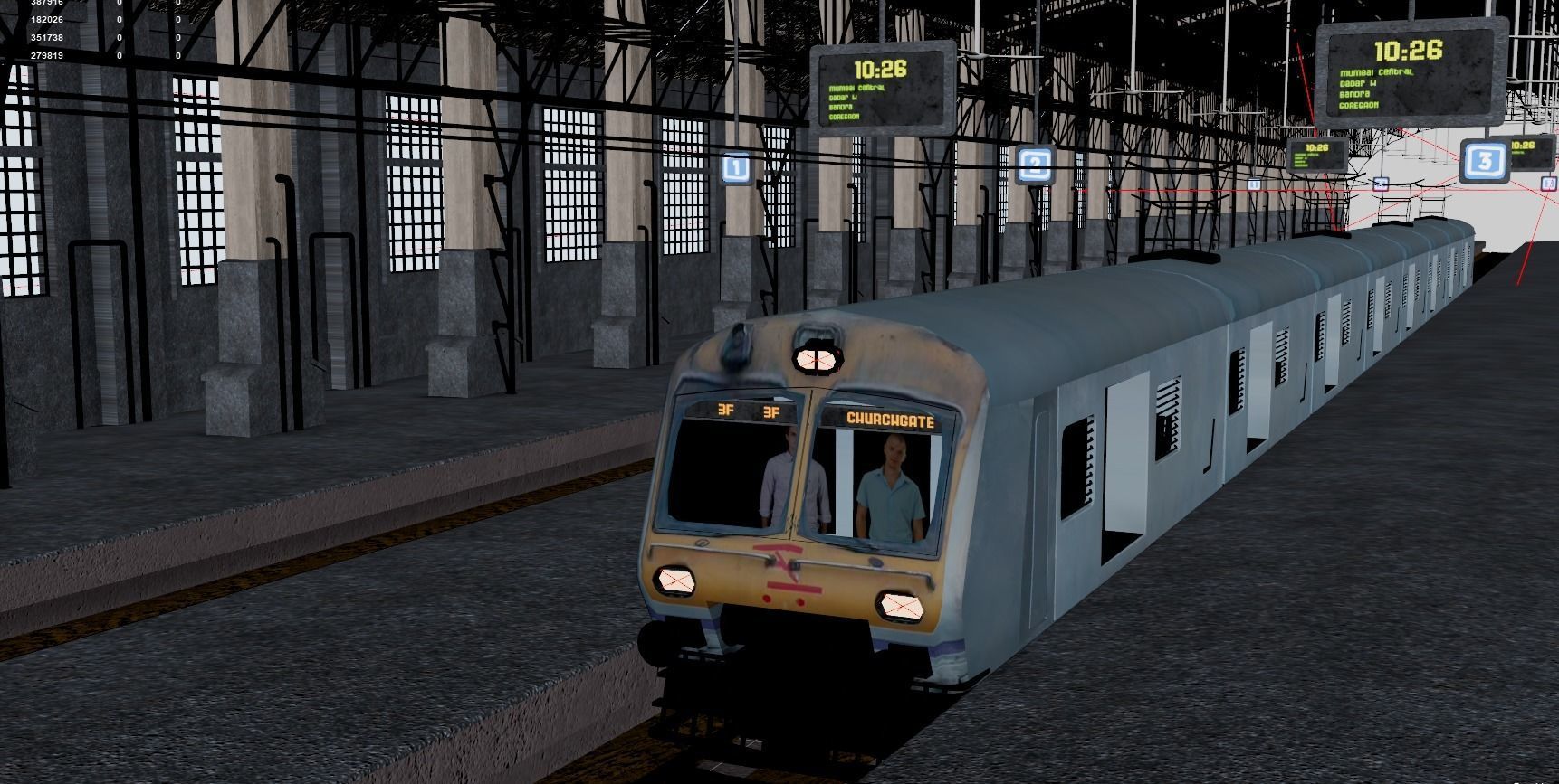 Churchgate Railway Station - Bombay 3D model_2