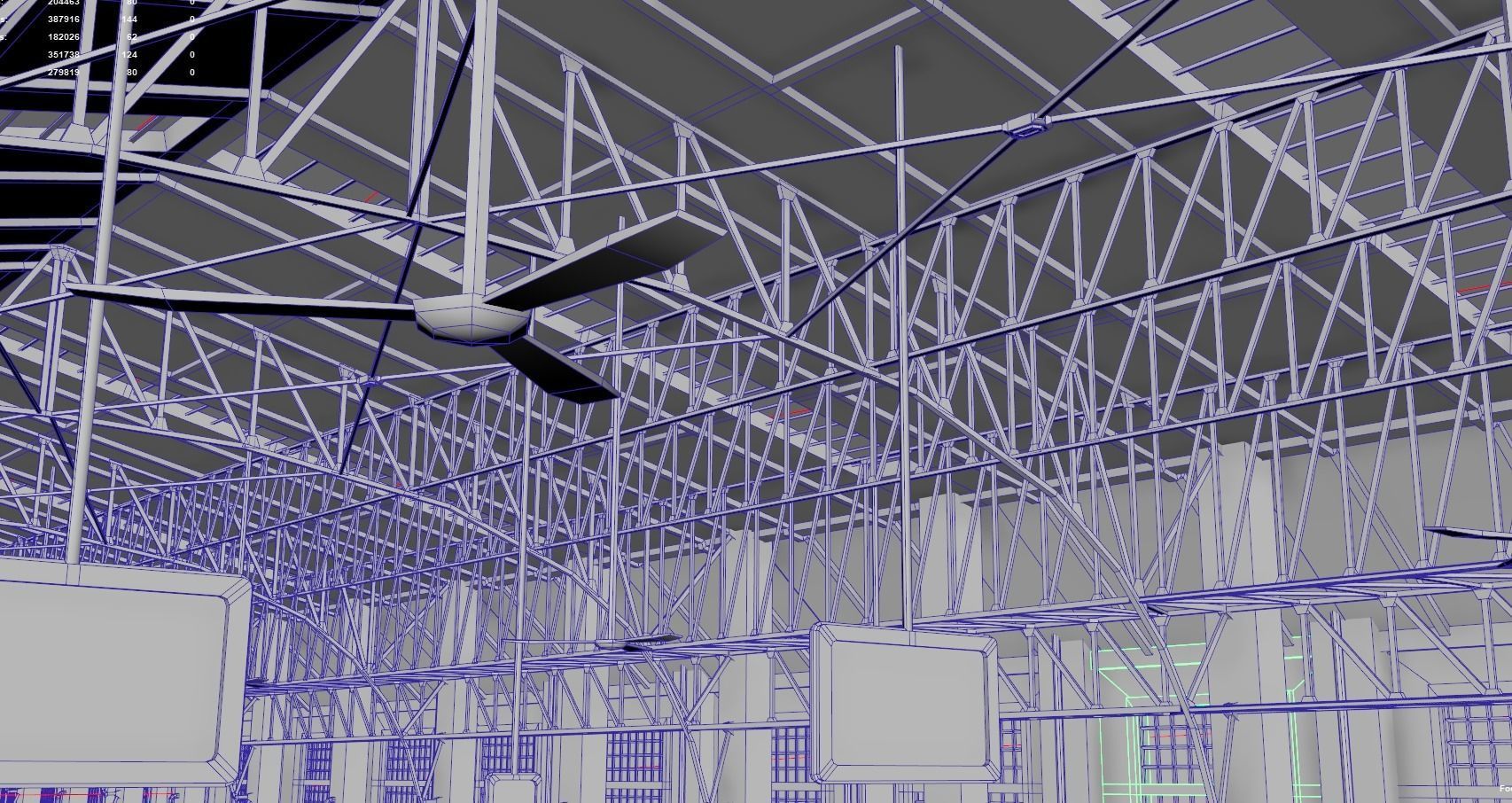 Churchgate Railway Station - Bombay 3D model_13