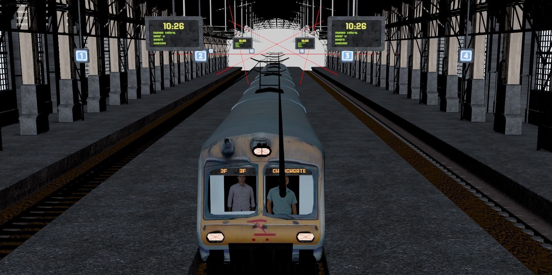 Churchgate Railway Station - Bombay 3D model_3