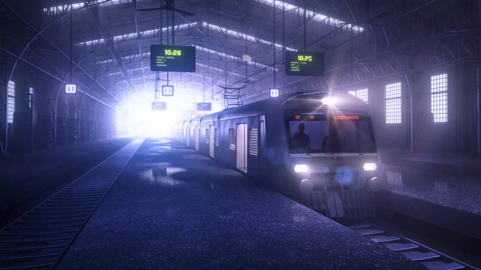 Churchgate Railway Station - Bombay 3D model_0