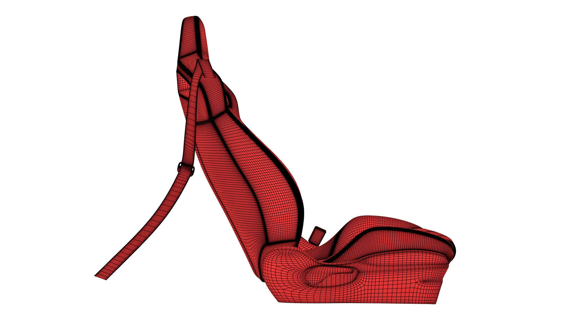 Racing Seat v5 3D model_14