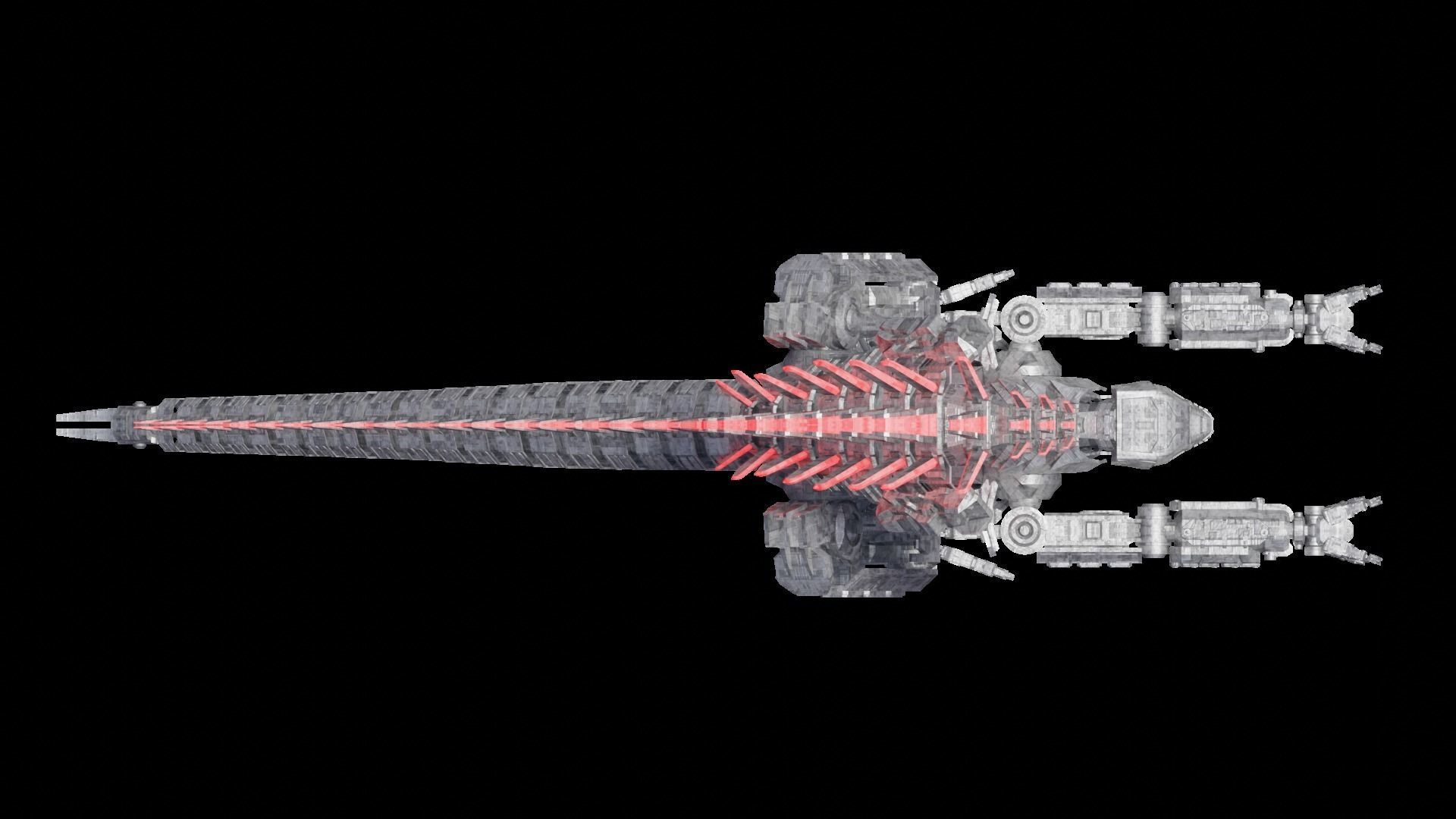 Mechagodzilla armored dinosaur 3D model_7