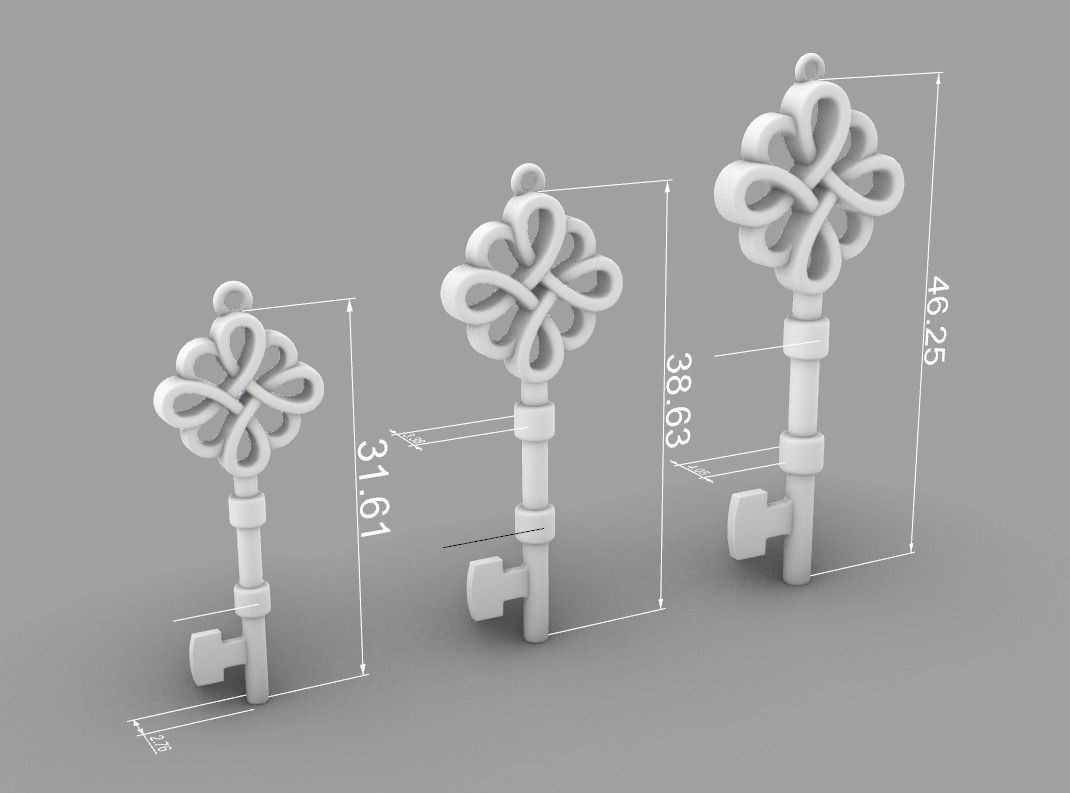 210319 Pendant key tiff 3D print model_13