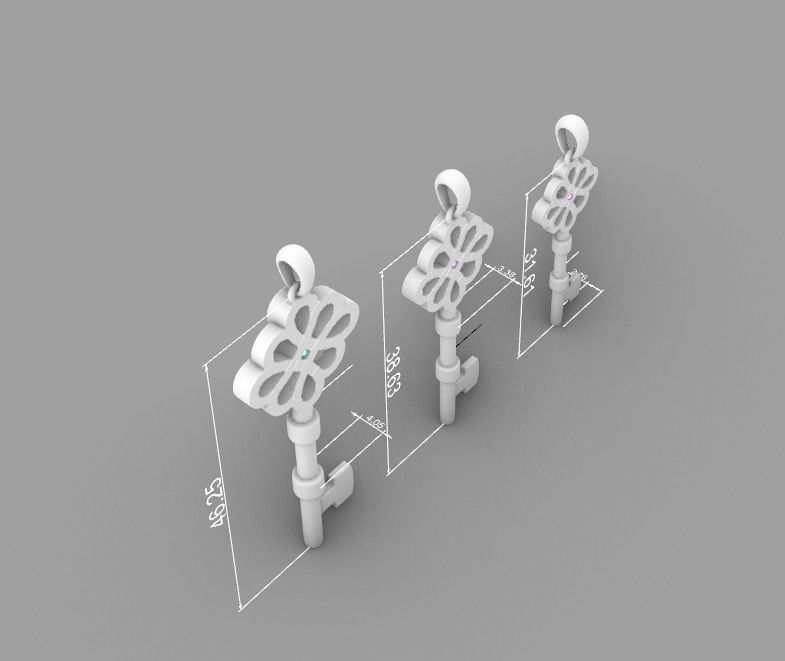 210319 Pendant key tiff 3D print model_18