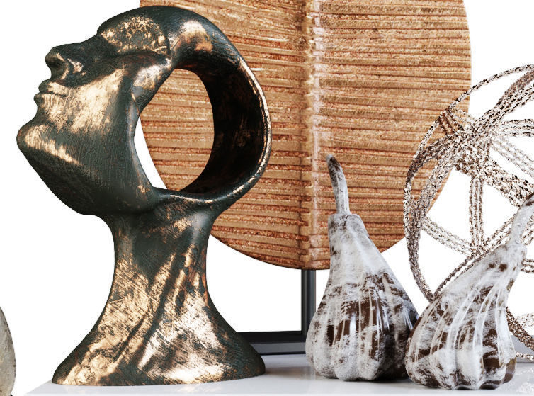 Decorative set 41 3D model_3