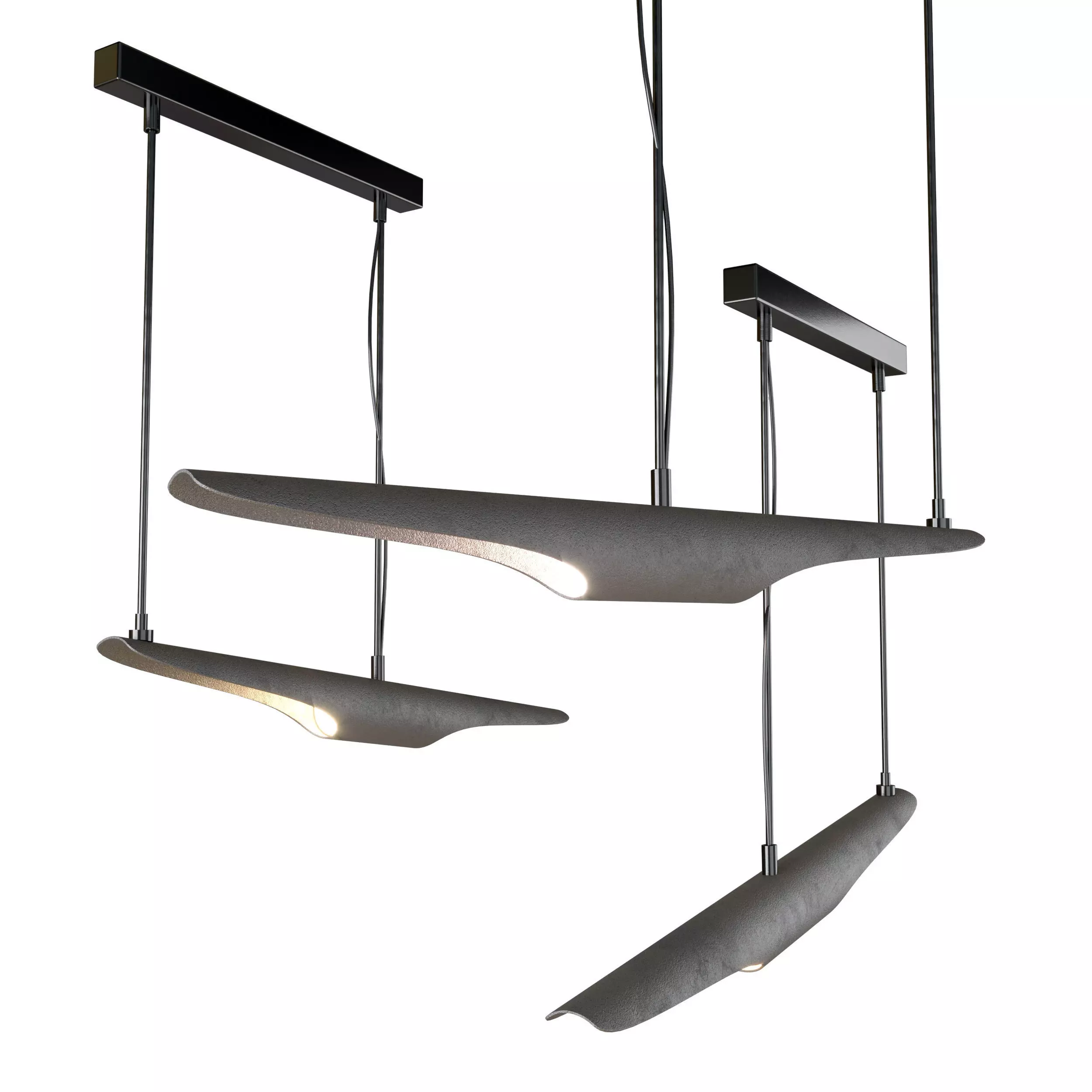 Coltrane pendant light Low-poly 3D model_0