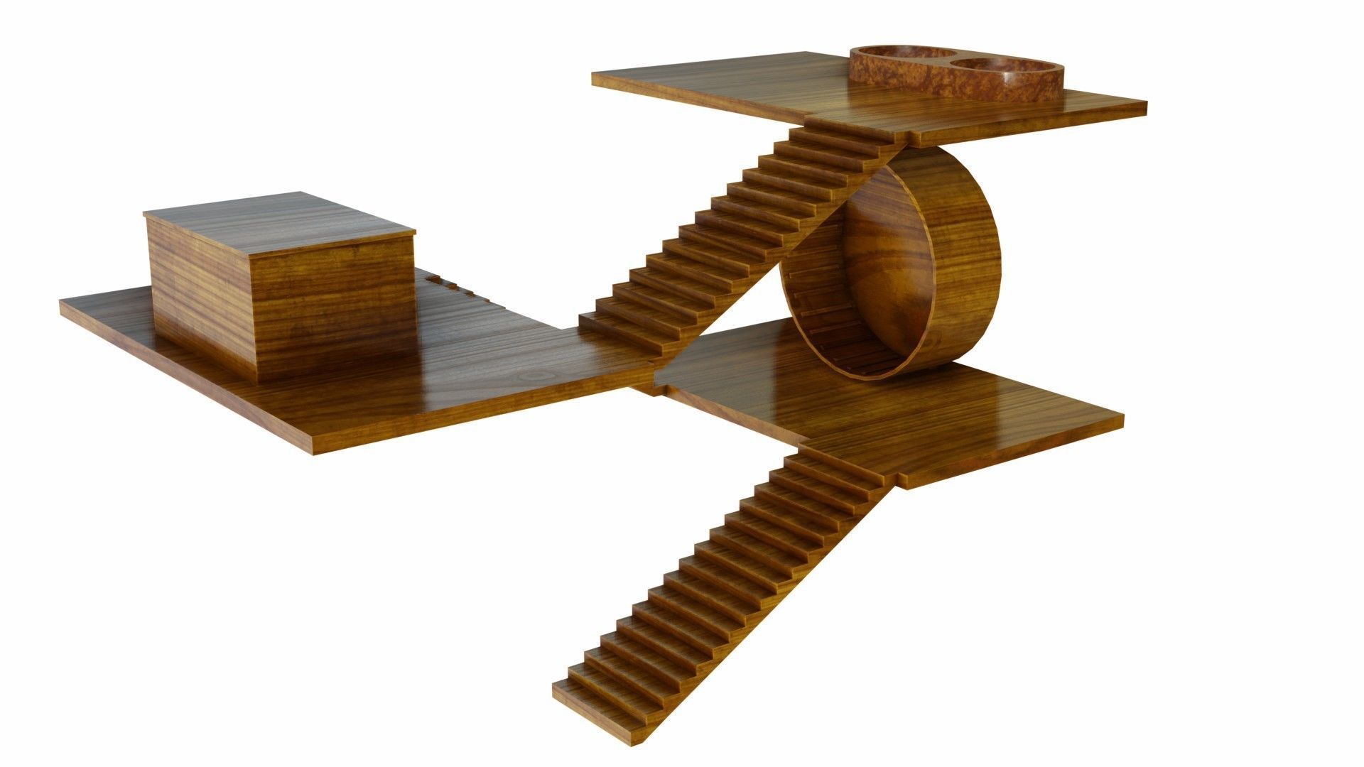 Hamster cage 3D model_10