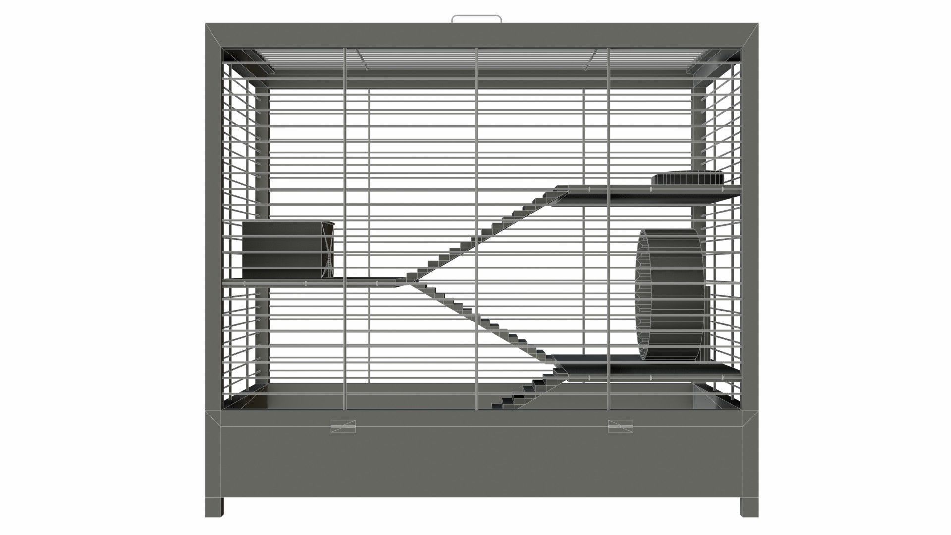 Hamster cage 3D model_15