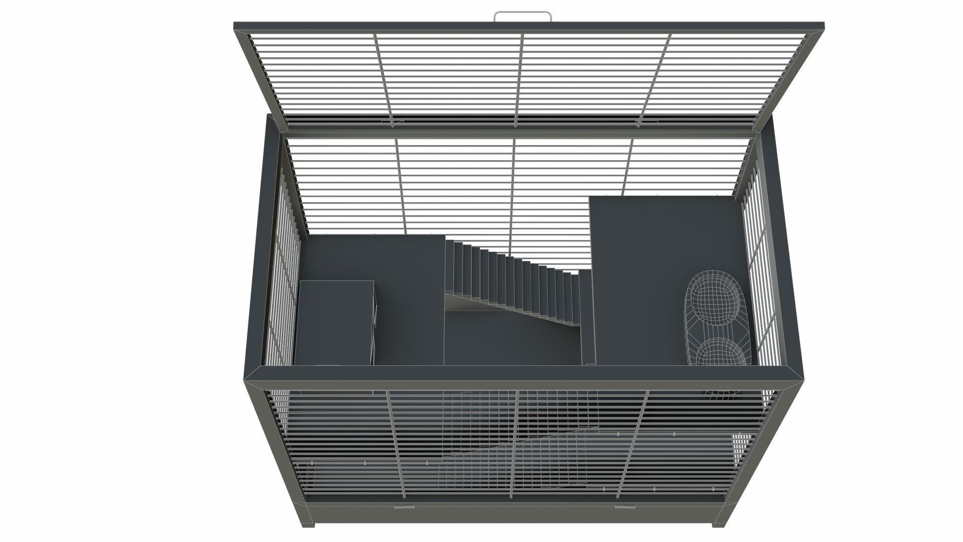 Hamster cage 3D model_19