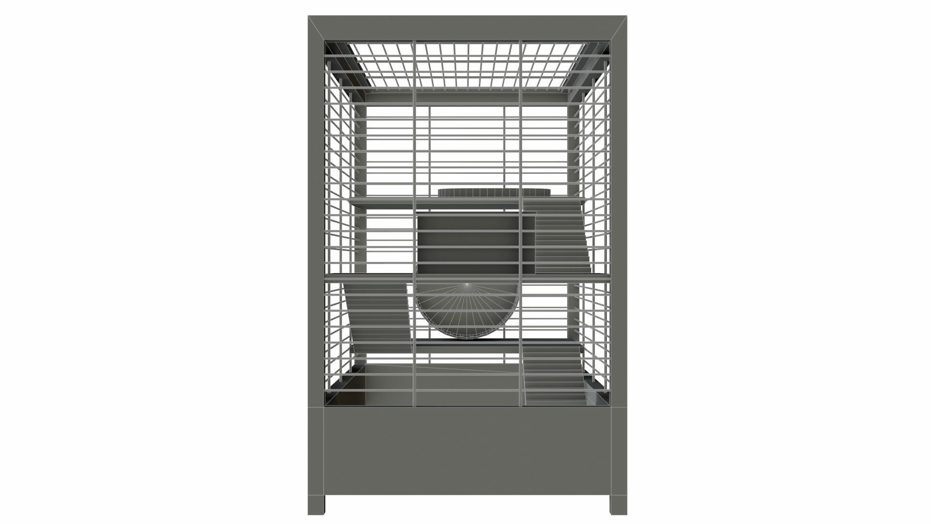 Hamster cage 3D model_16