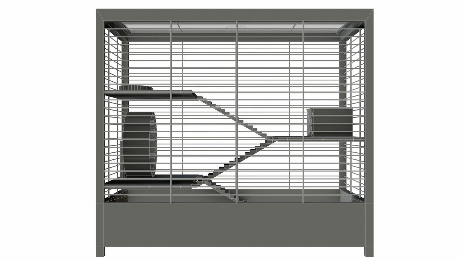 Hamster cage 3D model_17