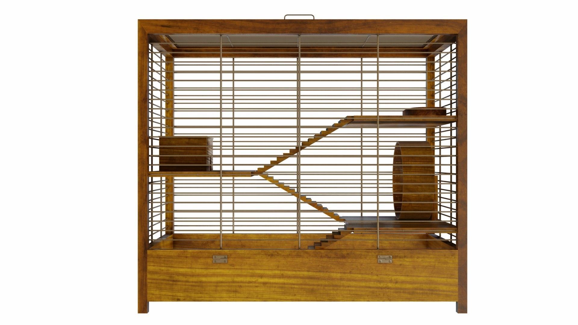 Hamster cage 3D model_1