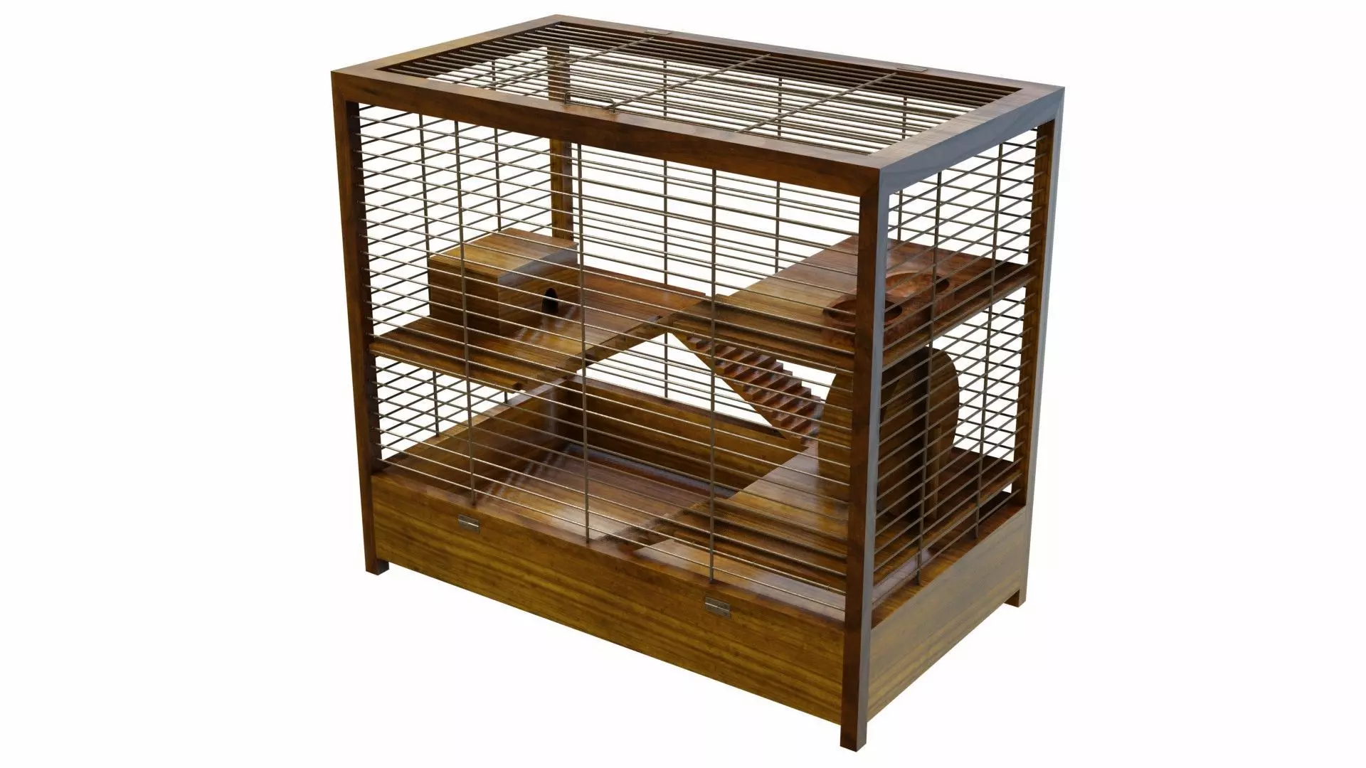 Hamster cage 3D model_0