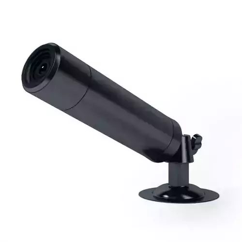 Black Plastic Home Security Camera With Mounting Bracket