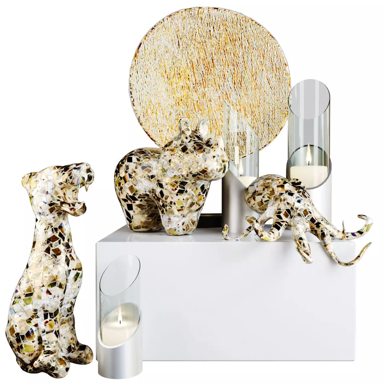 Decorative set 42 3D model_0