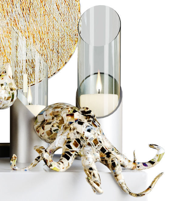 Decorative set 42 3D model_4