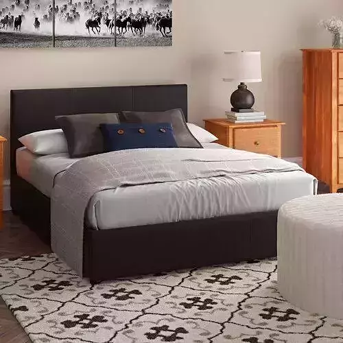 Leon Upholstered Storage Bed Frame