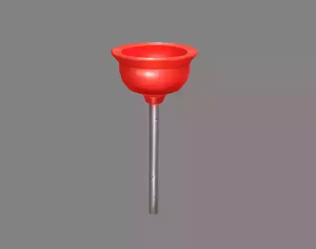 Cartoon Toilet plunger