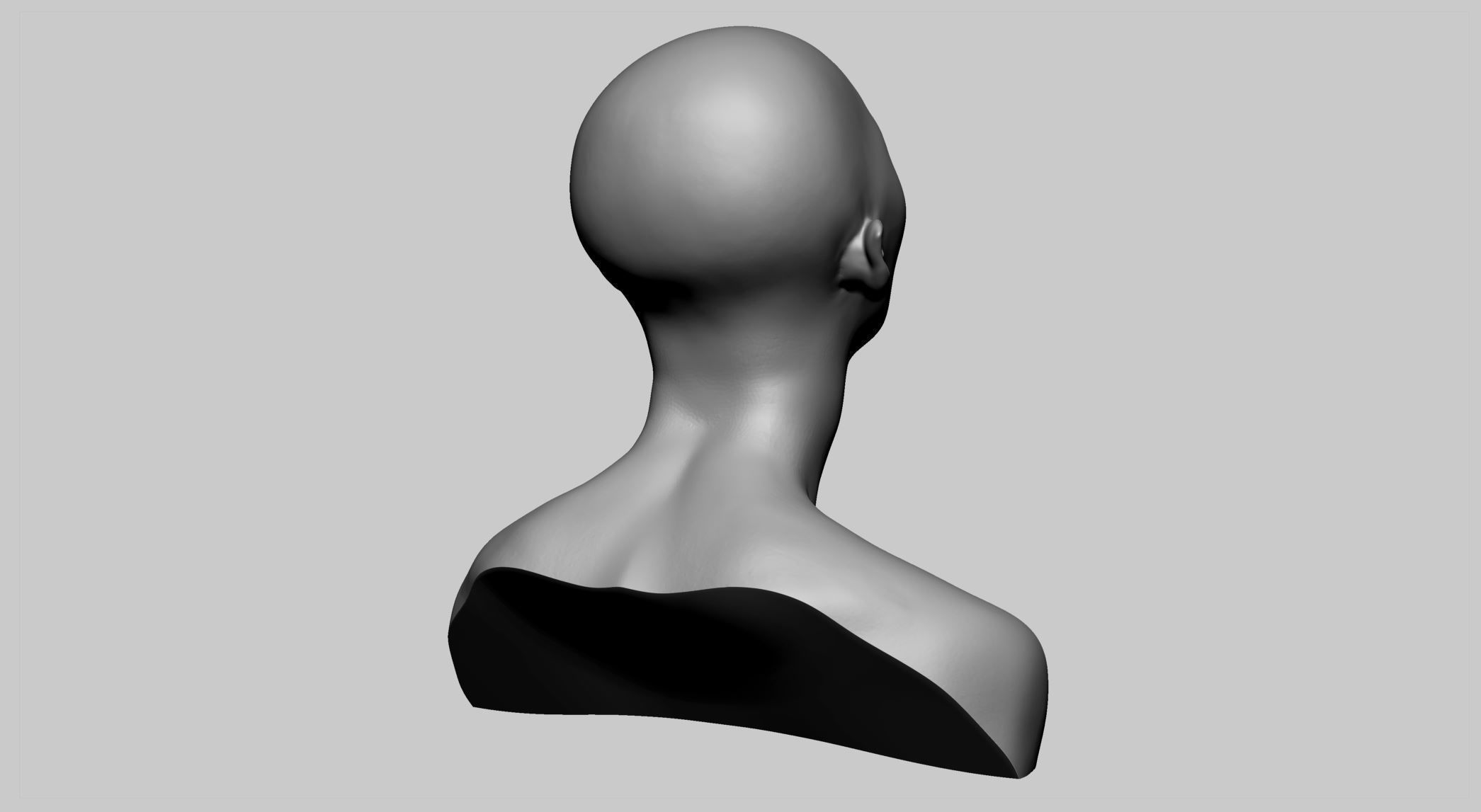Fantasy Female Head v7 3D model_3