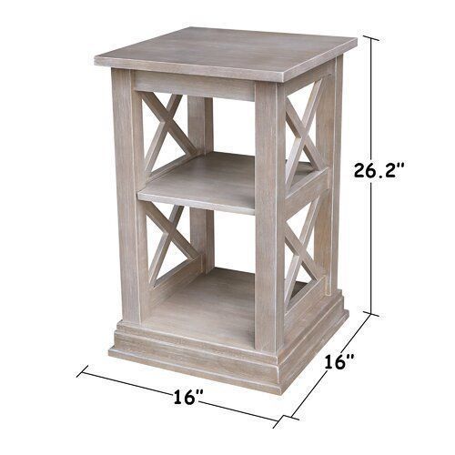 Rossitano Accent End Side Table with Storage 3D model_1