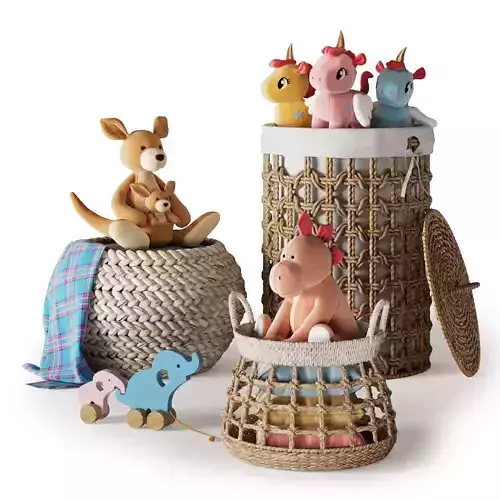 Kids Room Decor 14 3D model