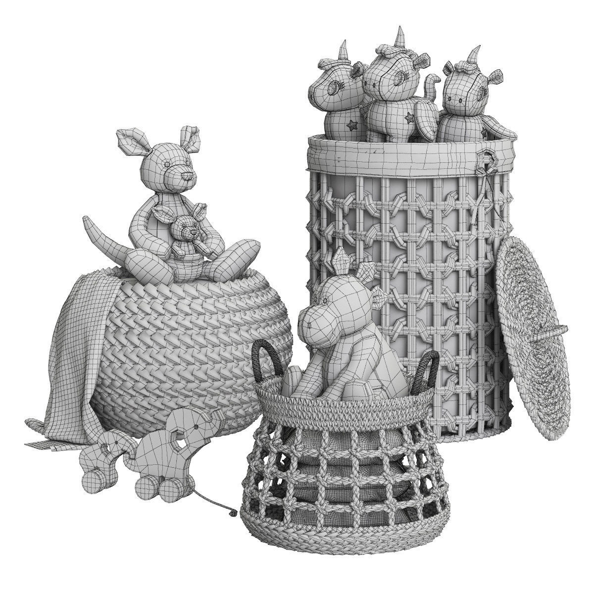 Kids Room Decor 14 3D model_5