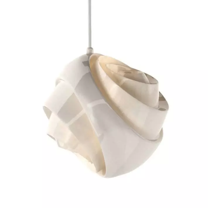 Spherical Stylish Bedroom Lamp 3D model_0