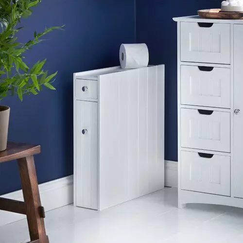 White Jabari Ari Free Standing Cabinet Free 3D model