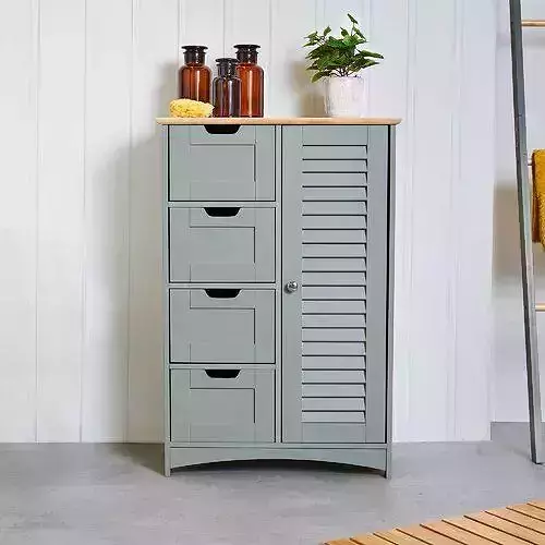 Grey Akhtar Free Standing Cabinet