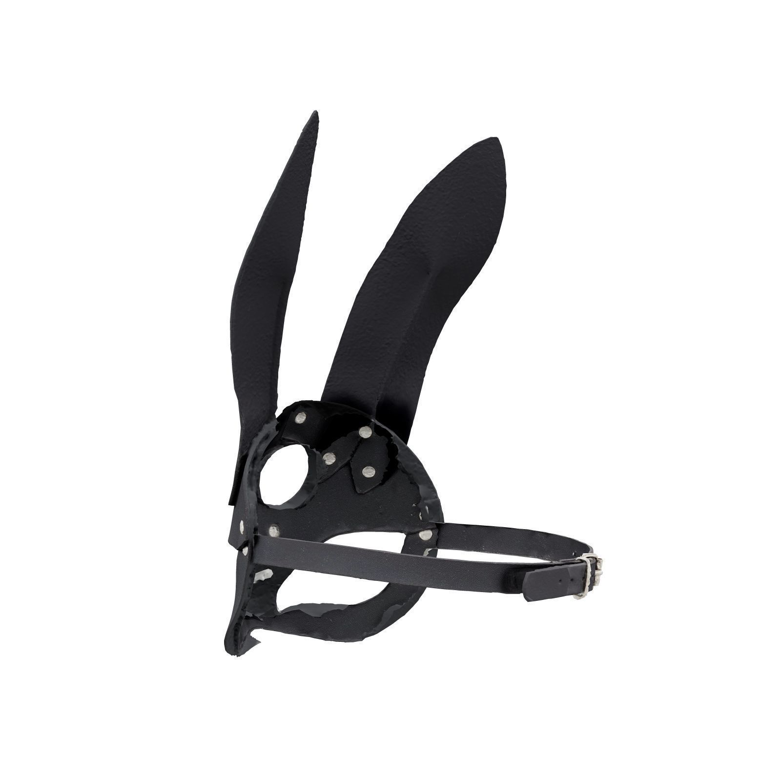 BunnyMask rabbit mask with studded ears 3D model_3