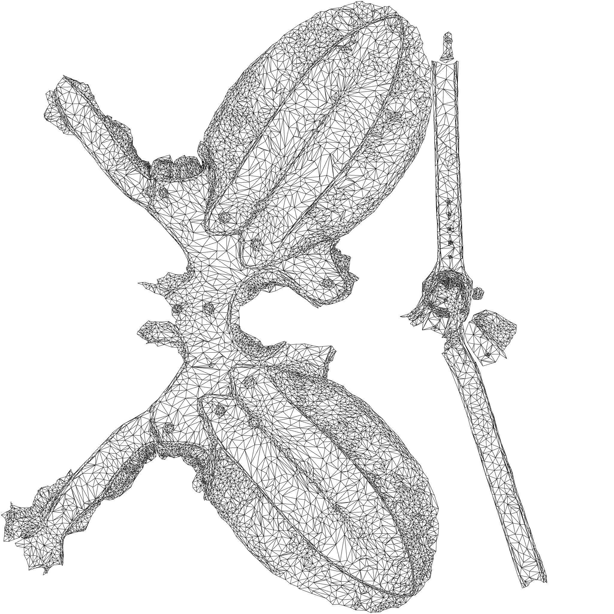 BunnyMask rabbit mask with studded ears 3D model_8