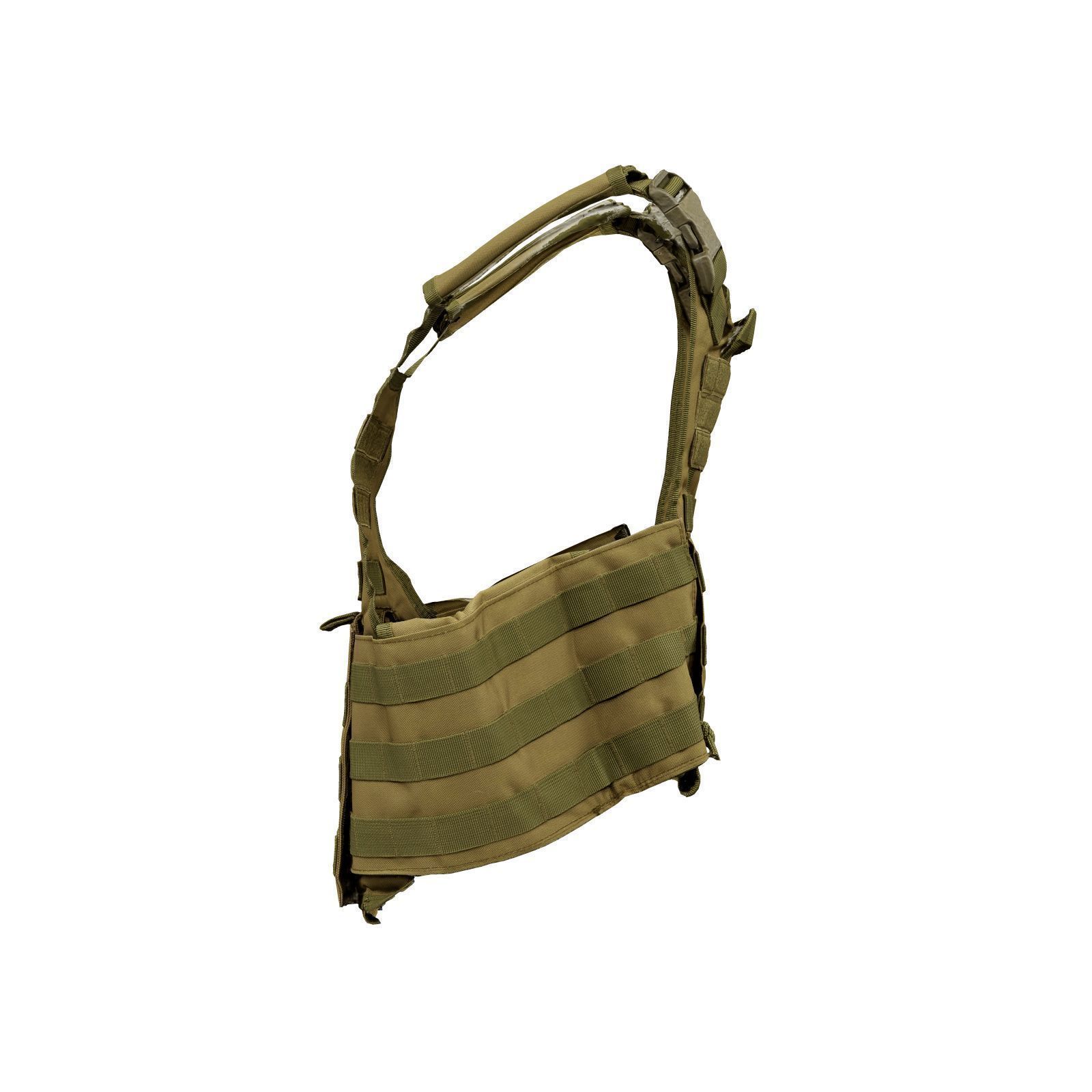 Bulletproof Army Vest 3D model_4