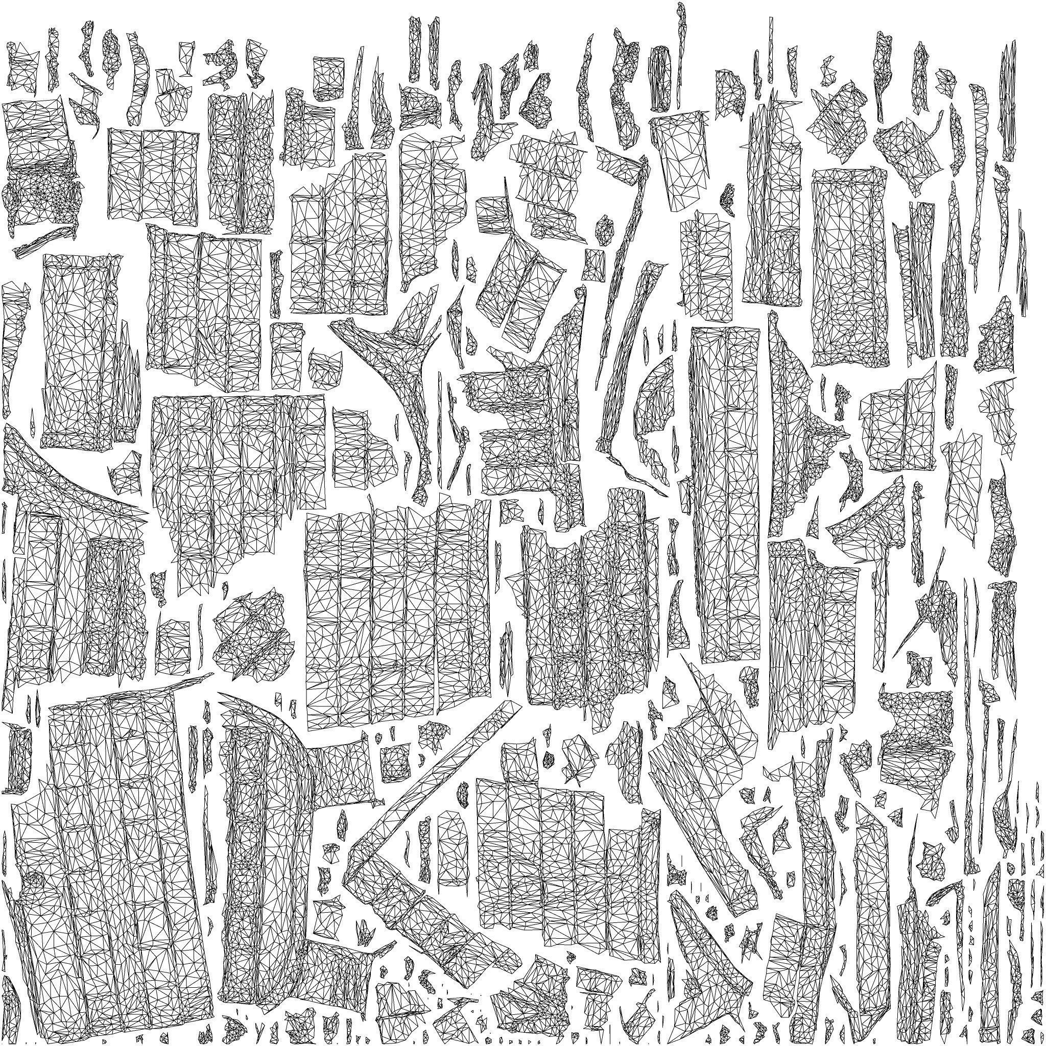 Bulletproof Army Vest 3D model_8