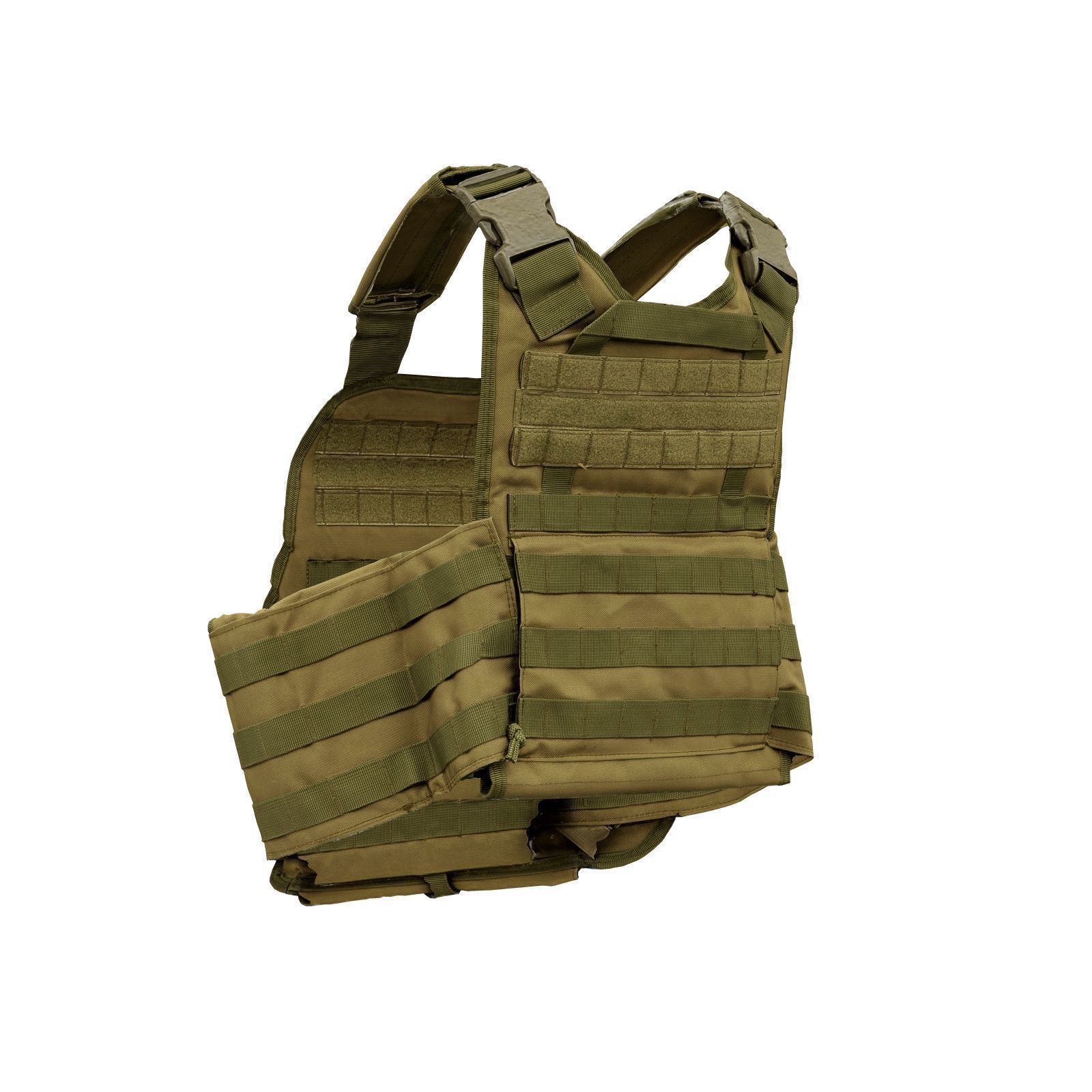 Bulletproof Army Vest 3D model_3