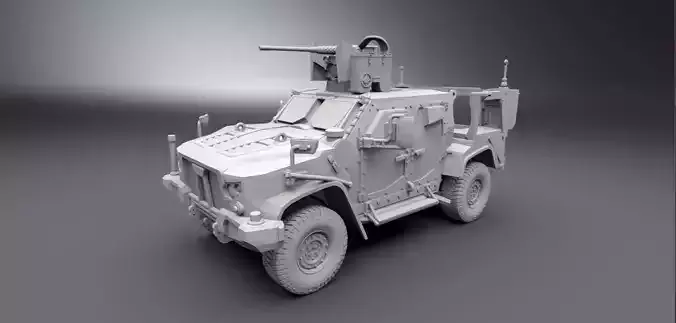 OSHKOSH JLTV CROWS Scale model 3D print model