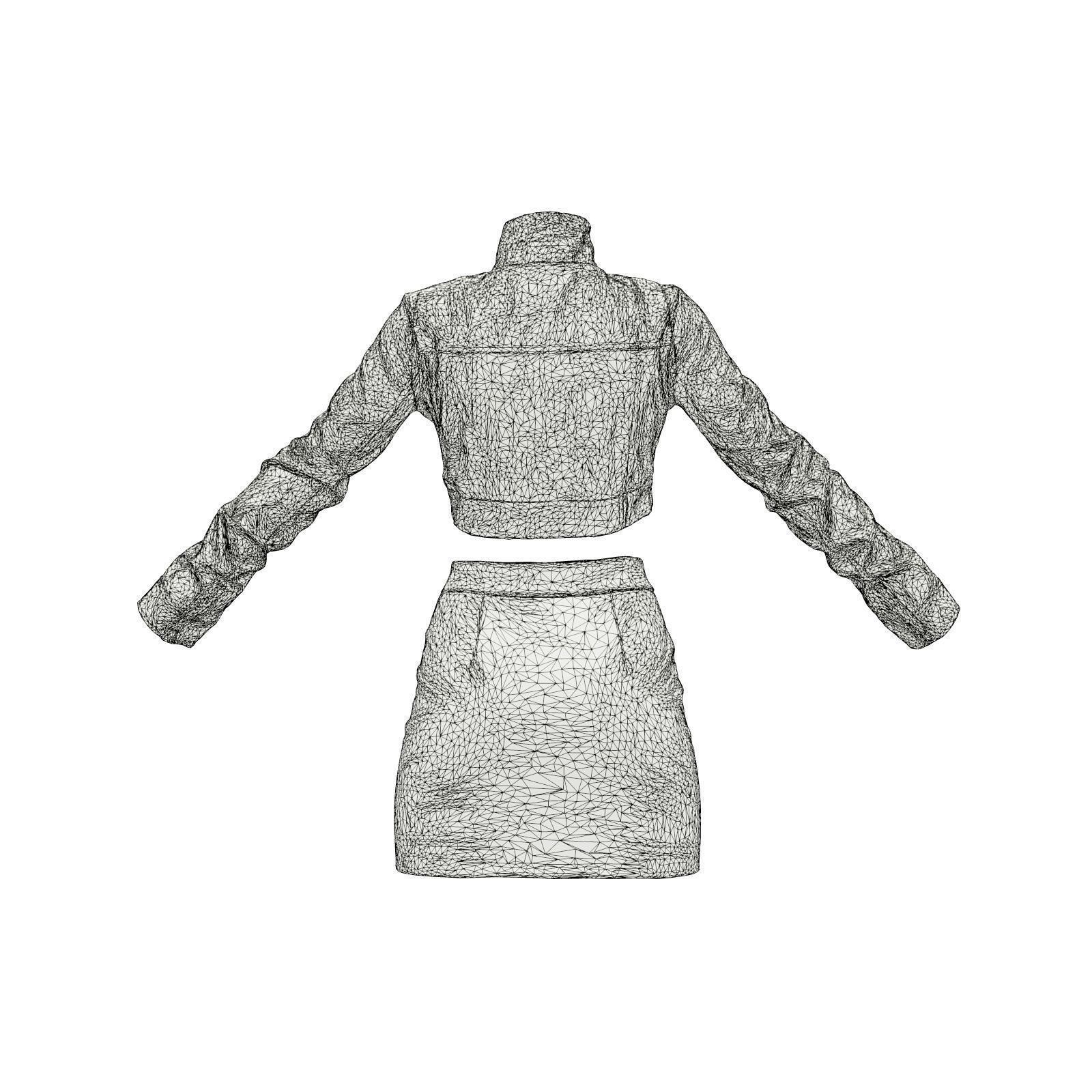 Buckles Leather Combo 3D model_7