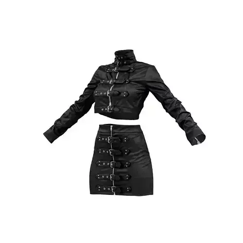 Buckles Leather Combo 3D model