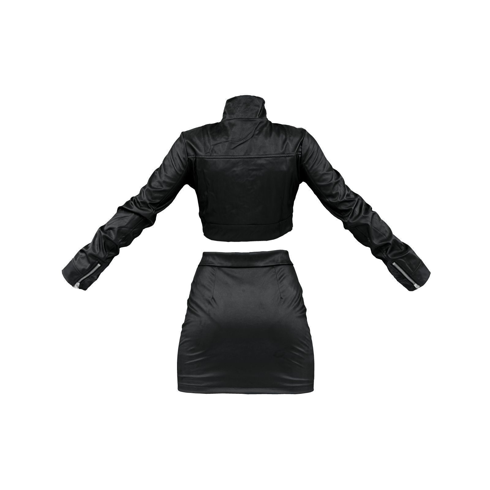Buckles Leather Combo 3D model_2