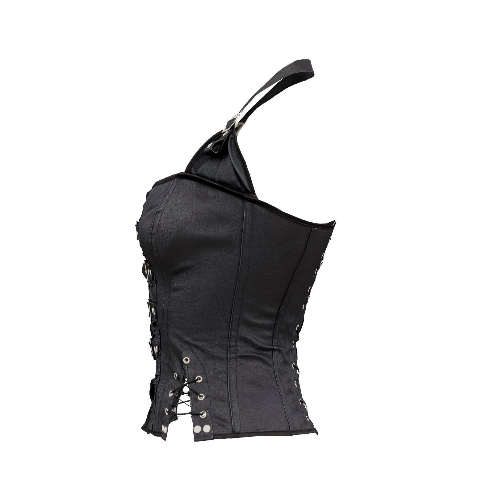 Buckles And Laces Corset 3D model_4