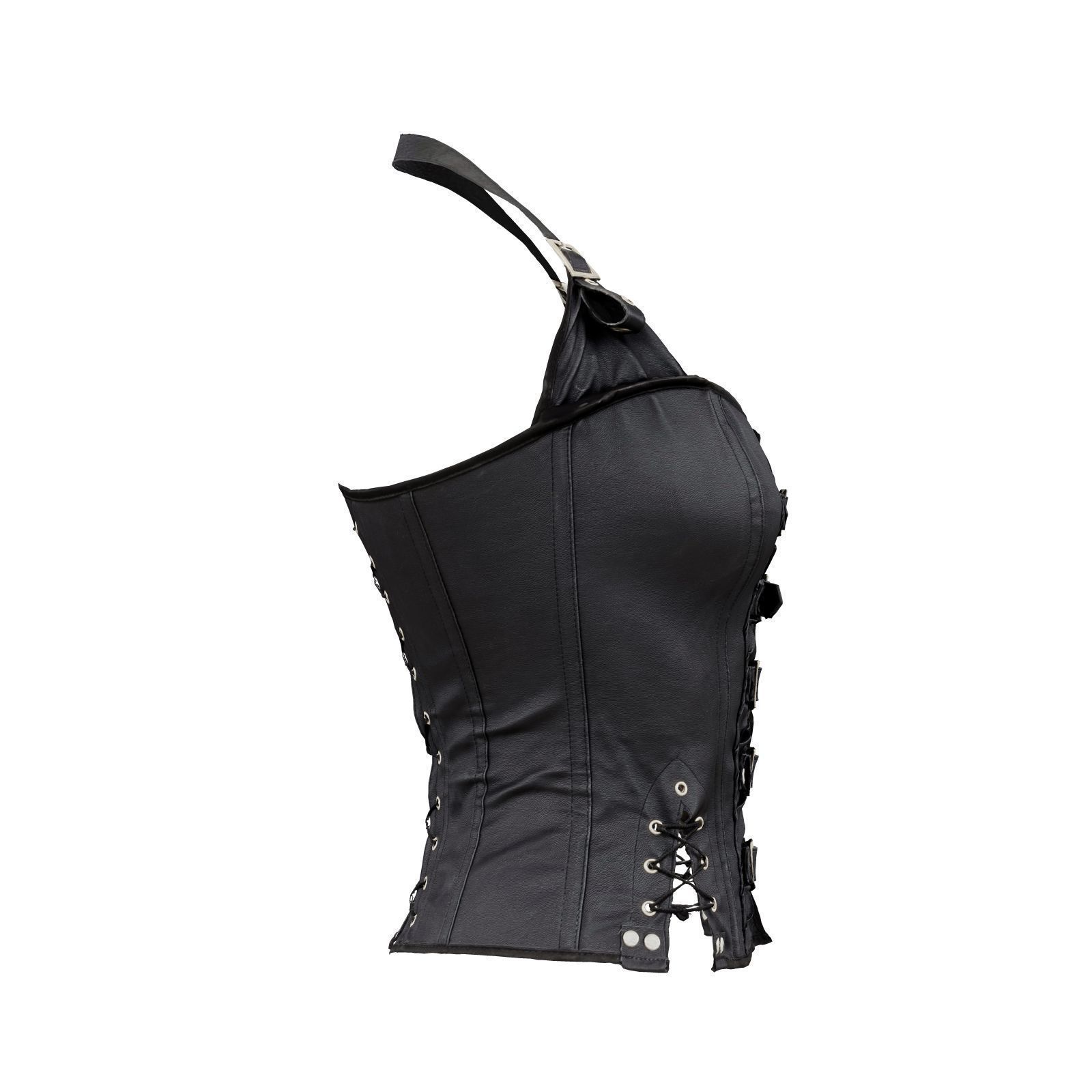 Buckles And Laces Corset 3D model_5