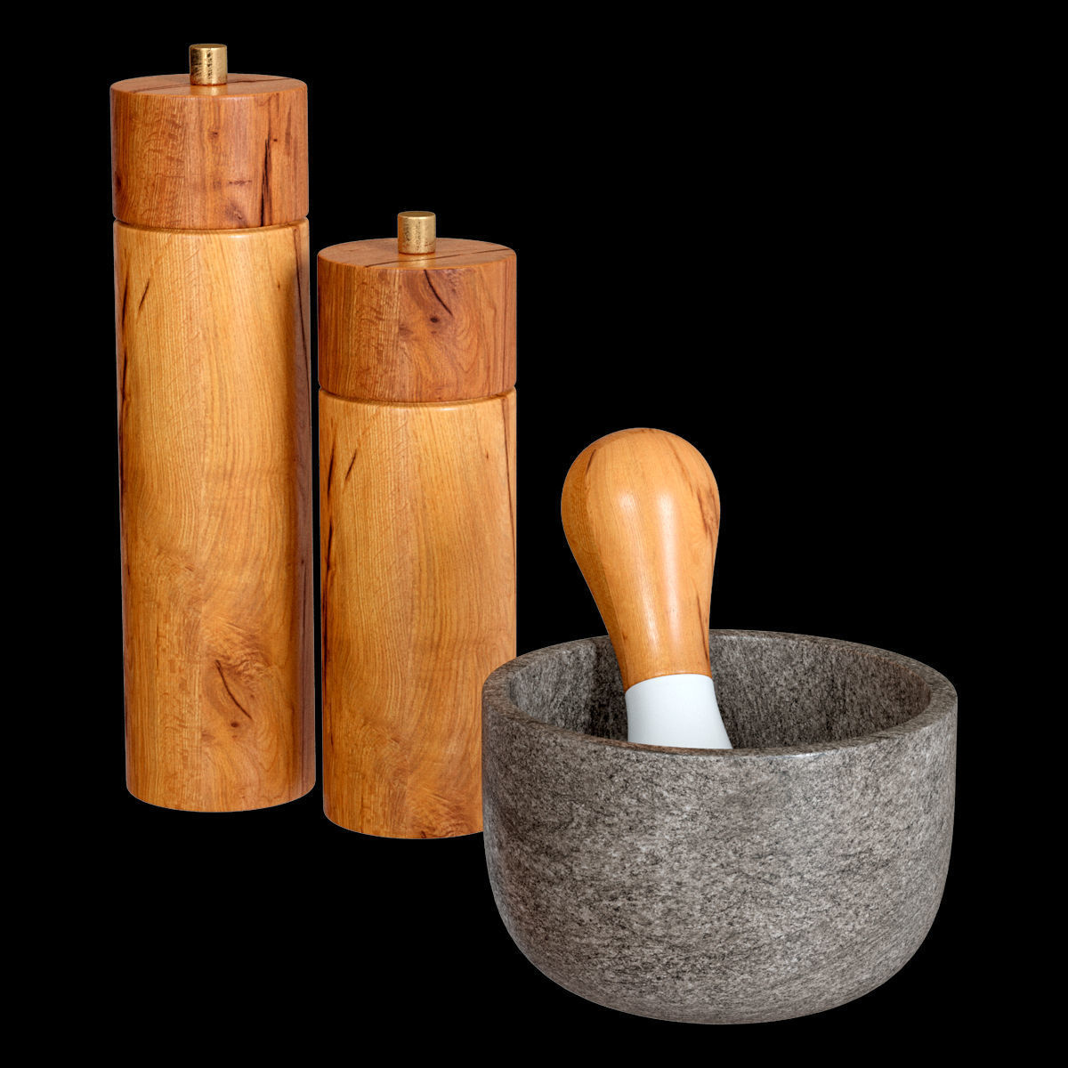 Kitchen decor set 3D model_3