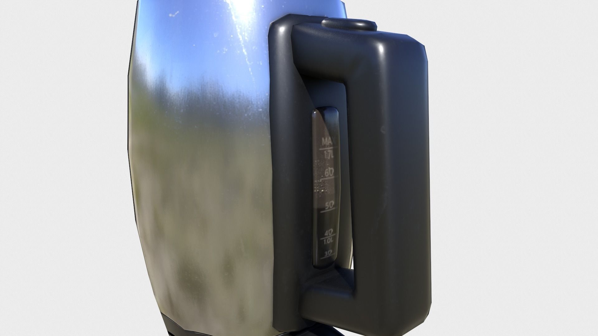 Kettle tea Low-poly 3D model_5