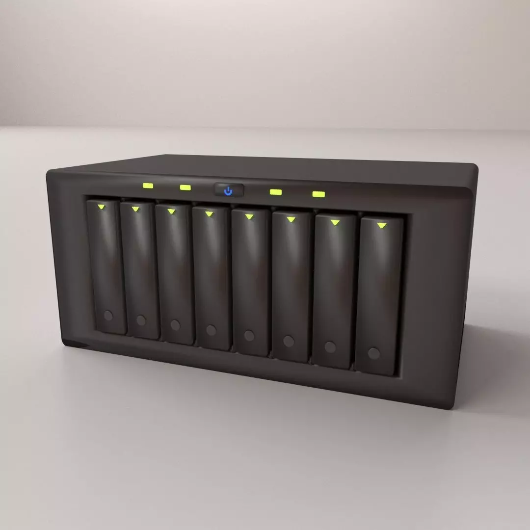 NAS Storage 3D model