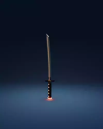 Katana Japanese Sword 3D model